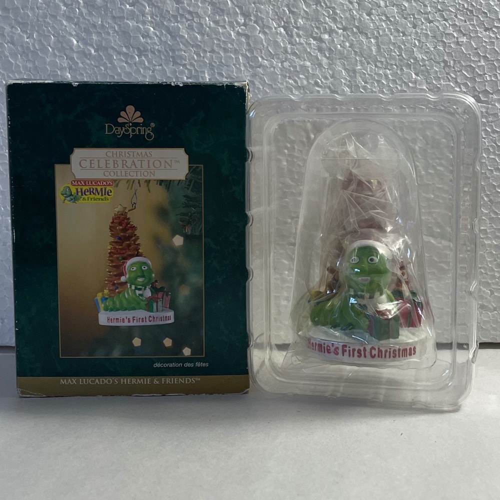Dayspring Hermie & Friends Ornament Hermies First Christmas Luke 2:14 Max Lucado